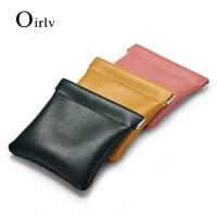 Oirlv PU Leather Bracelet Lipstick Loose Powder Cosmetic Storage Cosmetic Bag Ladies Ring Watch Jewelry Storage Bag