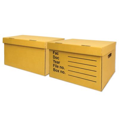 กล่องลัง กล่องกระดาษลูกฟูก กล่องเก็บเอกสาร ราคาถูก (กระดาษแข็งแรงพิเศษ) (1 ชิ้น/แพ็ค)