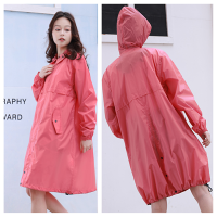 Hooded Raincoat Women Men Waterproof Windproof Light Rain Coat Ponchos Jacket Cloak Chubasqueros Raingear