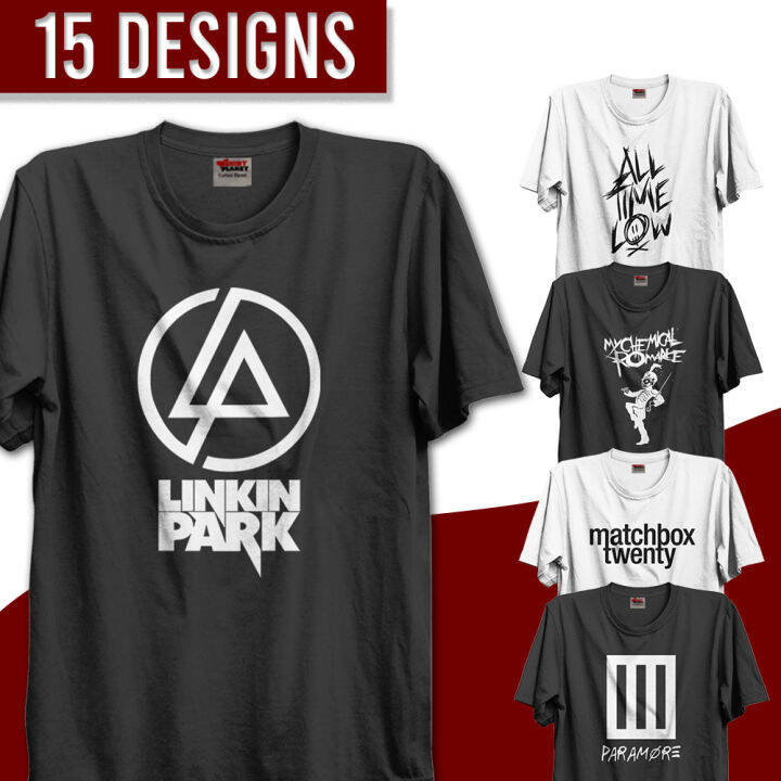 2000's Famous Rock Band TShirt Design Collection Trendy Unisex Shirt