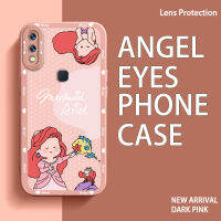 Angel Eyes Soft Case สำหรับ Vivo Y85 V9เยาวชน V9 6GB Z1 Z1i Z3X แฟชั่นกรณี Snow White สแควร์เลนส์ป้องกัน TPU ซิลิโคนโทรศัพท์มือถือกลับปกคลุมเชลล์