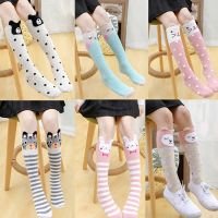 ❐ girl socks cartoon owl dog print children heaps socks half cylinder boy knee-high socks kids knee above cotton sock