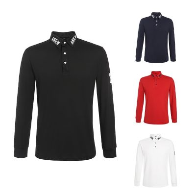 Golf clothing mens long-sleeved T-shirt sports slim trend fashion golf breathable POLO shirt XXIO W.ANGLE Malbon Honma Titleist Odyssey UTAA Mizuno✳﹍▼