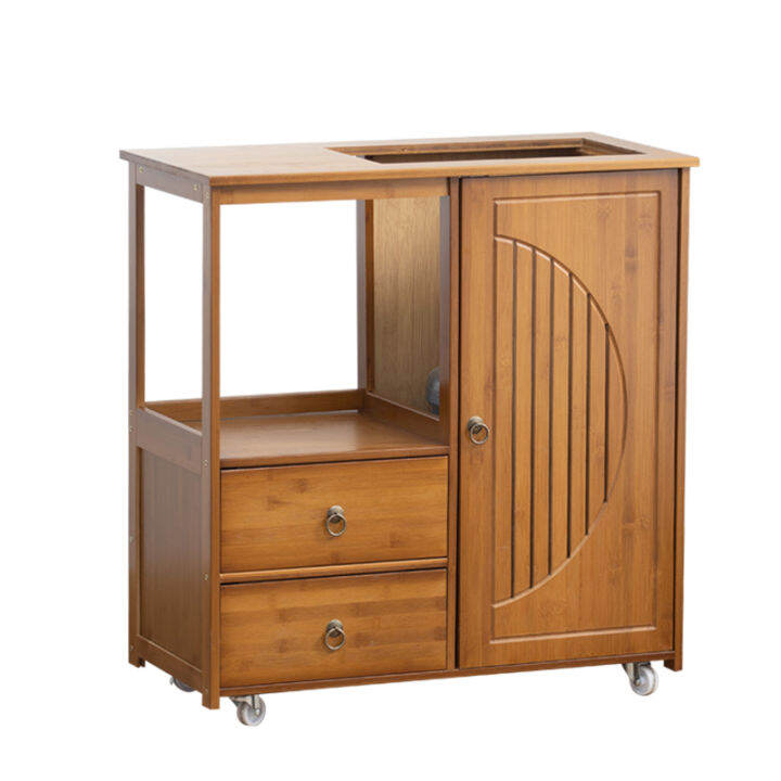 Mobile tea tea table, kettle, integrated tea tea rack