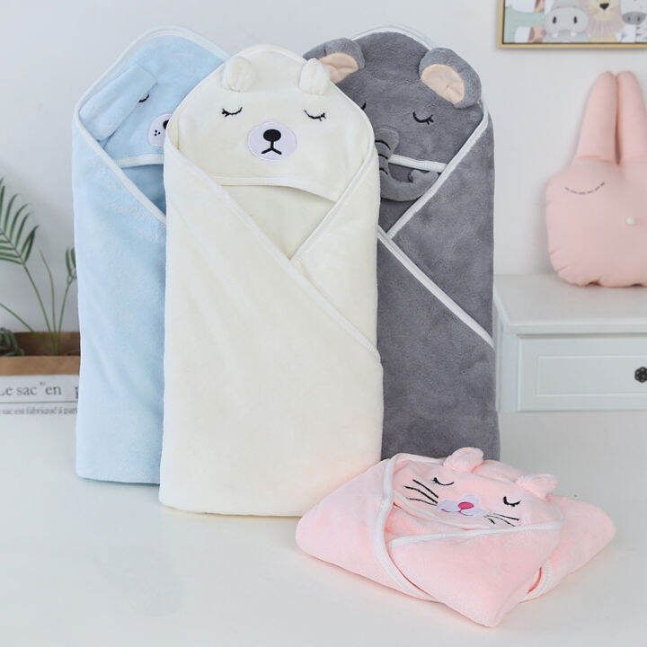 blue-cartoon-animal-hooded-bathrobes-for-new-born-bath-towel-infantil-baby-boy-towel-shower-newborn-gifts-kids-bedding-blanket