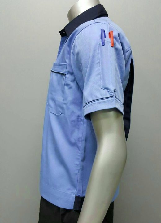 เสื้อช่าง-เสื้อยูนิฟอร์ม-เสื้อพนักงาน-เสื้อเชิ้ตทำงาน-size-m-รอบอก-42-นิ้ว