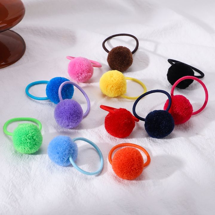 cw-5-10-20pcs-color-elastic-hair-bands-kids-school-rope-headband-ties-headwear-accessories