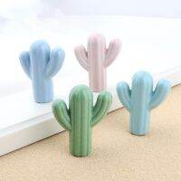 【SALE】 cnidus Instagram Stijl Keramische Groen Roze Cactus Knop Kinderen Kamer Hardware Museum Kast Knoppen Lade Knoppen สำหรับเด็ก Kinderen