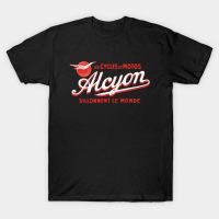 เสื้อยืด พิมพ์ลาย Alcyon Motorcycles By Retroracing คุณภาพสูง สําหรับผู้ชาย YORV  NLWB