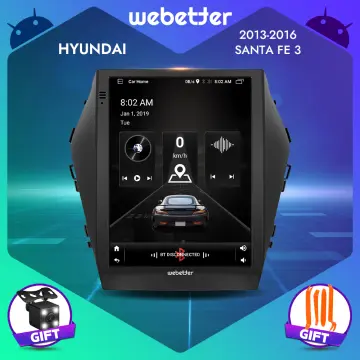 For Hyundai Santa Fe 3 Android 13 Car Radio multimedia Player DSP IPS GPS  For Tesla Screen style 2013 2014 2015 2016 2017
