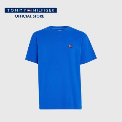 Tommy Hilfiger เสื้อยืดแขนสั้นผู้ชาย รุ่น DM0DM16320 C66 - สีน้ำเงิน