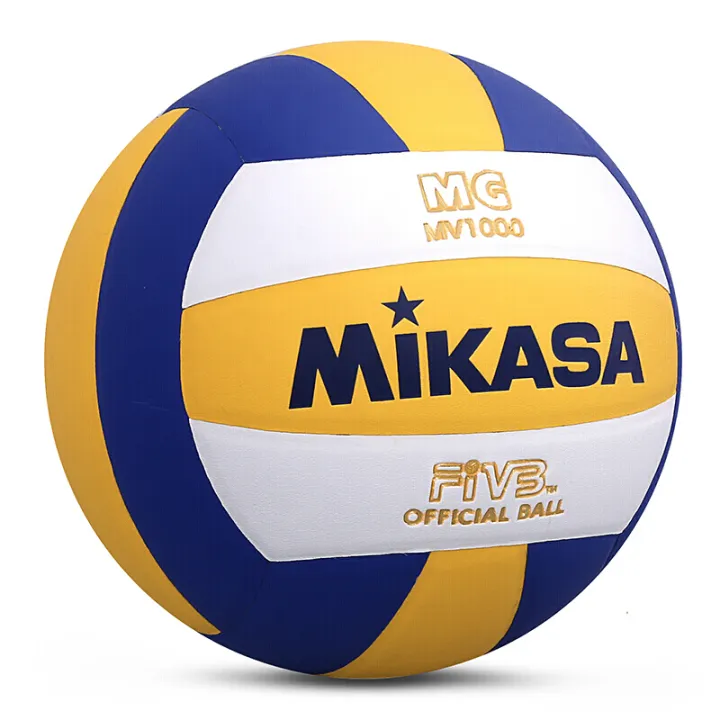 Original Mikasa Volleyball MV1000 Size 5 PU Super Hard Fiber Brand