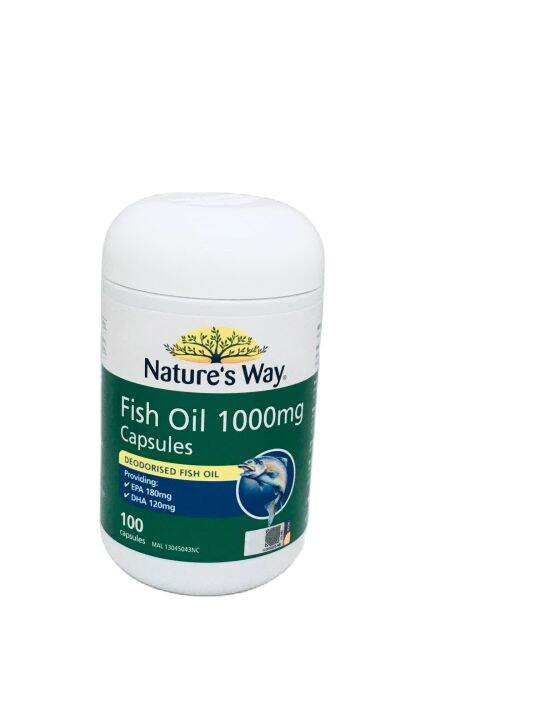 Nature's Way Fish Oil 1000mg Capsules 100s Lazada