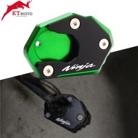 ขาตั้งสำหรับรถจักรยานยนต์คาวาซากิ NINJA 250 300 650 1000 ER6F ZX10R ZX6R ER4F แผ่นรอง CNC ขาตั้งด้านข้าง