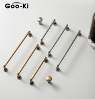 Goo-Ki Modern Black Silver Bronze Handles Cabinet Pulls Kitchen Door Handles Drawer Knobs Cupboard Handle for Furniture Hardware Door Hardware