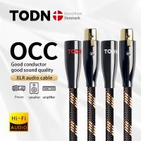 【DT】TODN OCC copper Nylon Braided XLR Cable Male to Female M/F 3Pin jack Extension Cable For Microphone Mixer  hot