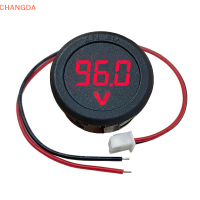 ?【Lowest price】CHANGDA LED Digital Display แบบวงกลม2สาย voltmeter DC 5-100V DC Digital voltmeter