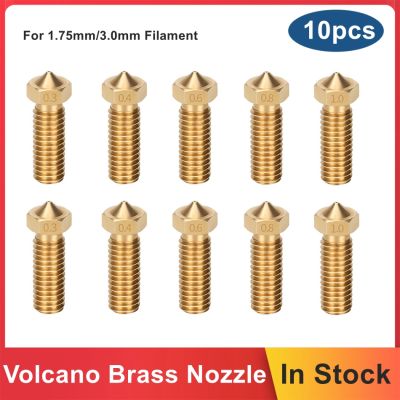 【CC】◆☌  10Pcs Nozzle 0.2mm 0.3mm 0.4mm 0.5mm 0.6mm 0.8mm 1.0mm 1.2mm 1.75mm 3.0mm Filament Heaterblock