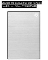 Seagate HDD Ext One Touch with Password 2TB Silver (STKY2000401)(รับประกัน3ปี)