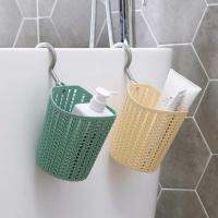 Hangable Storage Basket Plastic Hanging Kitchen Bathroom 360 Degree Rotating Hook