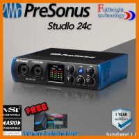 สินค้าขายดี!!! Presonus Studio 24c PreSonus. 2-in/2-out USB-C Audio Interfaceอินเตอร์เฟสทำเพลงในรูปแบบ 24 บิท รับประกันศูนย์ ที่ชาร์จ แท็บเล็ต ไร้สาย เสียง หูฟัง เคส ลำโพง Wireless Bluetooth โทรศัพท์ USB ปลั๊ก เมาท์ HDMI สายคอมพิวเตอร์