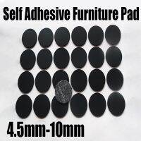 hotx【DT】 4.5mm-10mm Round Adhesive Backing Silicone Rubber Foot Cabinet/Chair/Table Leg Cushion Spacer Gasket