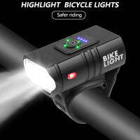 [Local delivery]ไฟจักรยาน LED T6 10W 800LM 6โหมด USB ชาร์จ MTB ไฟหน้า