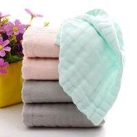 ● Soft Nursing Towel for Newborn Toddlers Boys Girls Strong Absorbent Cotton Wiping Saliva Towel Multi-Layer Handkerchief A2UB