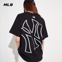 COD DSTGREYTRYT MLB mens and womens couple T-shirts color-blocking large LOGO short-sleeved casual loose spring and summer new style