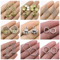 40 Pieces Bee And Honey Charms Men Jewelry Wholesale