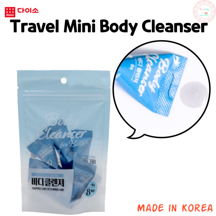 Daiso Korea Mini Travel Body Cleanser for Bath Body Cleansing Foam