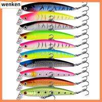 WENKEN 9cm/8g Wobblers หมุน อุปกรณ์ตกปลา อุปกรณ์ตกปลา เครื่องมือตกปลา เหยื่อตกปลา เหยื่อปลอม 6 # ตะขอ เหยื่อ