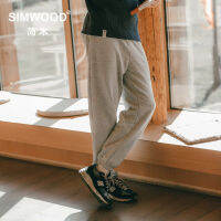 SIMWOOD 2023ฤดูใบไม้ร่วงใหม่ขนแกะที่อบอุ่น Jogger กางเกงผู้ชาย Drawstring หลวมติดตามกางเกงสบายขนาดบวกยิมสวมใส่