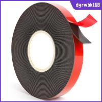 DYRWBK168 0.5 inch x 16.4 Ft ของตกแต่งบ้าน หนา Duty0.08นิ้ว 2ด้าน สำหรับรถยนต์, สติ๊กเกอร์ติดผนัง เทปโฟม เทปสำหรับติดตั้ง กาวติดแน่น เทปสองด้าน