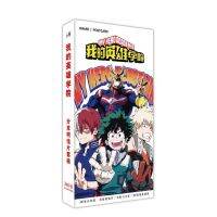 180ชิ้น/เซ็ตอนิเมะ My Hero Academia การ์ดข้อความโปสการ์ดอวยพรขนาดใหญ่ของขวัญเครื่องเขียน