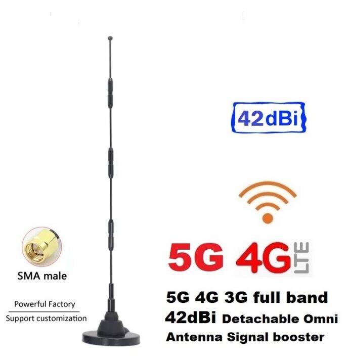 เสาอากาศ-5g-nbsp-4g-nbsp-3g-nbsp-42dbi-nbsp-booster-signal-detachable-nbsp-4g-nbsp-lte-nbsp-full-nbsp-band-nbsp-600-6000mhz-cable-rg58-lowloss-3m