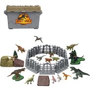 Mattel Jurassic World Jurassic World Bộ mô hình nhỏ cai trị mới với hộp
