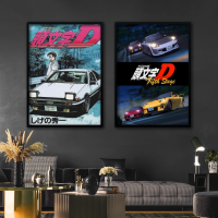 Ultra Cool Initial D อะนิเมะออนไลน์โปสเตอร์ภาพวาดตกแต่งผ้าใบ24X36 Wall Art สำหรับห้องนั่งเล่นและห้องนอนตกแต่ง