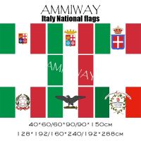 【hot】 AMMIWAY State Naval Ensign 1861-1946 Crowned Flags Italian Social War Flag Lombard Legion and Banners