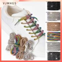 VJMHGS 1PC แฟชั่น อุปกรณ์เสริม สายรัด เชือกรองเท้าประดับเพชร สายสว่าง เชือกผูกรองเท้าพลอยเทียม รองเท้าผ้าใบผูกเชือก