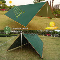 3x 33x 43X5M กันฝน Shade Canopy เต็นท์กันน้ำกลางแจ้ง Shade ร่มสวนขนาดใหญ่ Camping Sun Shelter Beach Hammock