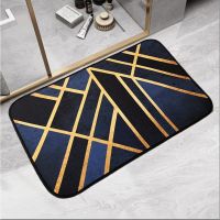 Geometrical line Mall Quality Entrance Door Floor Mat Indoor Antislip Hallway Doormat Kitchen Carpet