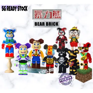 Large Size Diamond Bearbrick 53cm Big Toy Mold Doll High Quality Anime  Action Figure Model Statue Kawaii Decora Halloween Gift