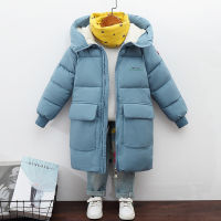 Boys Jackets Girls Winter Coats Children Jackets Baby Thick Long Coat Kids Warm Outerwear Hooded Coat Snowsuit Overcoat Clothes