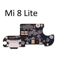 แผง Mic Flex Cable ปลั๊กชาร์จพอร์ต Usb แท่นชาร์จพลังงานสำหรับ Mi 8 Lite