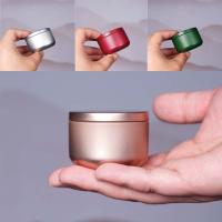 1PCS 30ml Mini Tin Box Metal Small Storage Empty pot Tea box Containers Candle Cans Candy Mini Round Cans Portable Packaging Storage Boxes