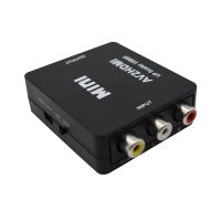 [Universal support] RCA AV AV2HDMI ใหม่/CVSB L/r อะแดปเตอร์ Scaler ใช้ได้วิดีโอเป็น HDMI เครื่องแปลงไฟล์ HD กล่องรองรับ NTSC PAL 1080P