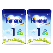 Bộ 2 Sữa bột Humana Gold số 1 800g 0-6 tháng