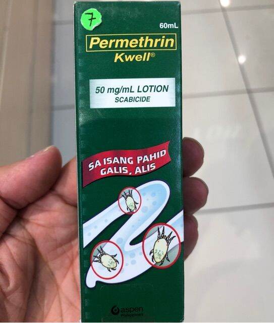 Kwell Permethrin Lotion 50mg/ml Scabicide 60ml Green Lazada PH