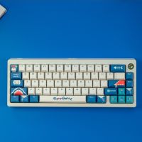 GMK Gula Keycap, 129 คีย์ PBT Keycaps Cherry Profile DYE-SUB ส่วนบุคคล GMK Keycaps สำหรับแป้นพิมพ์เครื่องกล